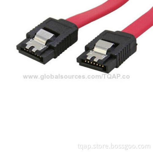 18"(45cm) long cable w/connectors of 180 degrees (L-type straight)at both ends with locking device